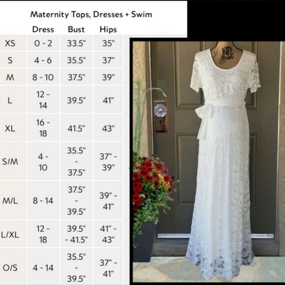 Pinkblush Lace Maxi Empire Waist Sleeved Dress - Picture 12 of 12